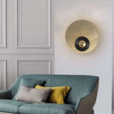 Modern Gold Oval LED Wall Sconce - Julia M LifeStyles