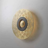 Modern Gold Oval LED Wall Sconce - Julia M LifeStyles