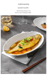 Modern Housewife Special Classy Oval Deep Plates Steamed Fish - Julia M LifeStyles