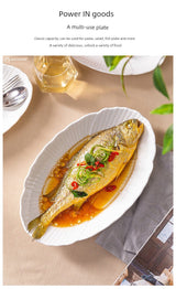 Modern Housewife Special Classy Oval Deep Plates Steamed Fish - Julia M LifeStyles