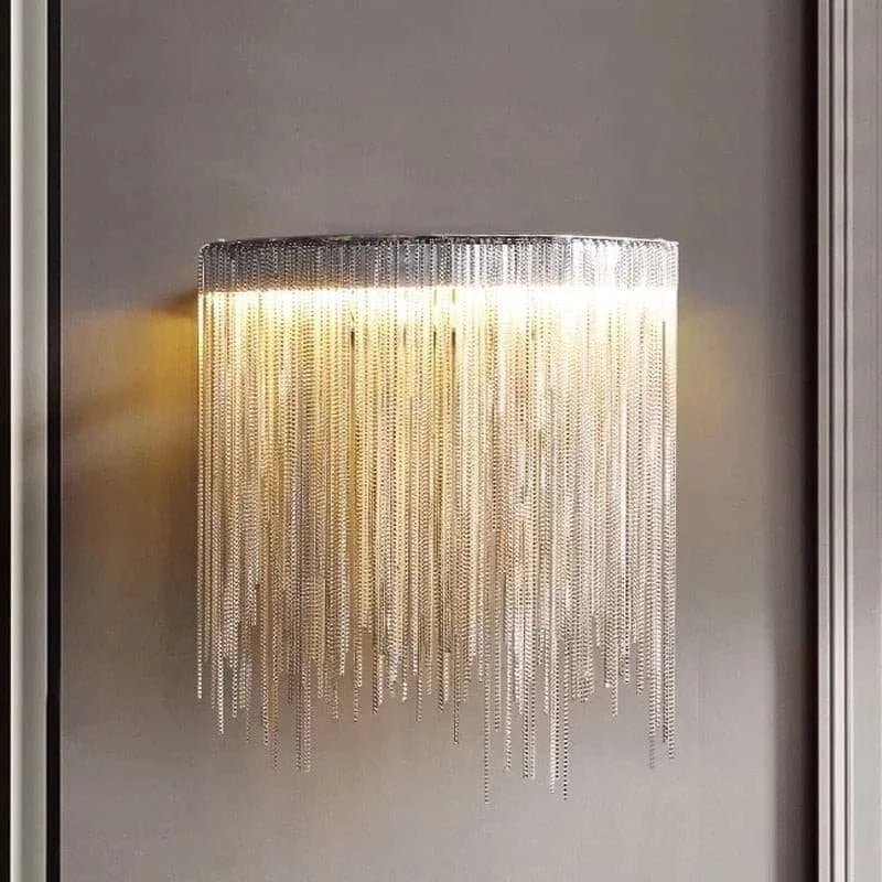 Modern Led Chain Wall Sconce - Julia M LifeStyles