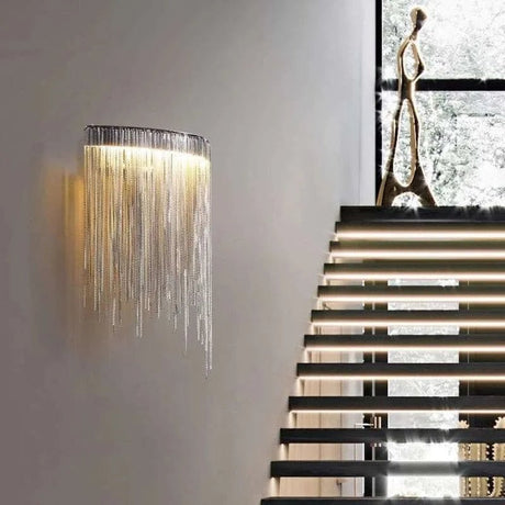 Modern Led Chain Wall Sconce - Julia M LifeStyles