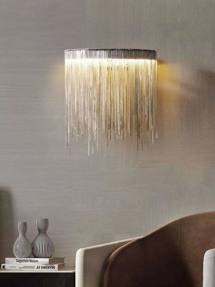 Modern Led Chain Wall Sconce - Julia M LifeStyles