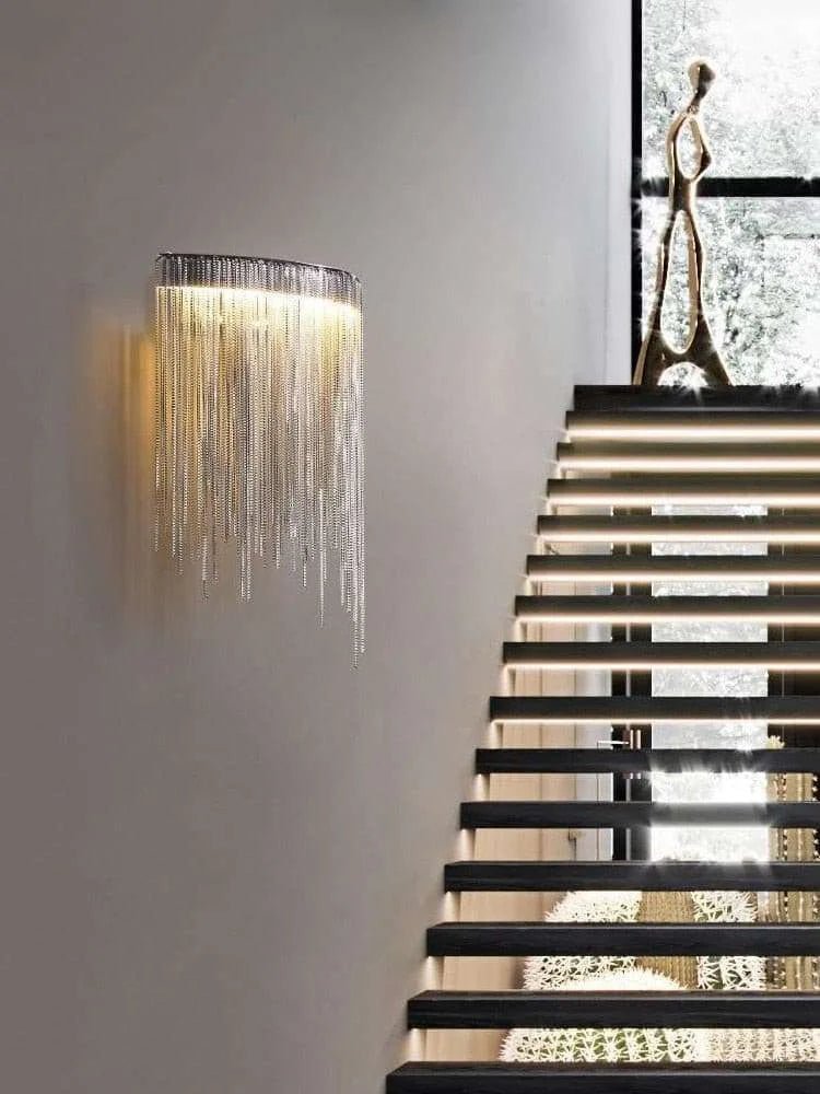 Modern Led Chain Wall Sconce - Julia M LifeStyles