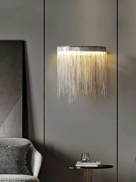 Modern Led Chain Wall Sconce - Julia M LifeStyles