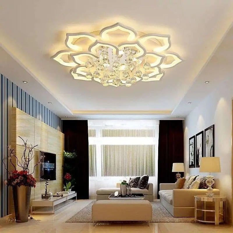 Modern LED Crystal Chandelier - Luxury and Energy - Efficiency - Julia M LifeStyles