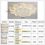 Modern LED Crystal Chandelier - Luxury and Energy - Efficiency - Julia M LifeStyles