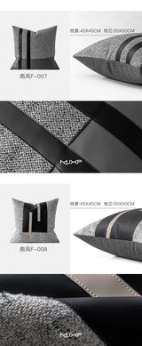 Modern Light Luxury Cushion Living Room Sofa Waist Rest Double - Sided Stereo Stitching Cushion High - End Home Pillows - Julia M LifeStyles