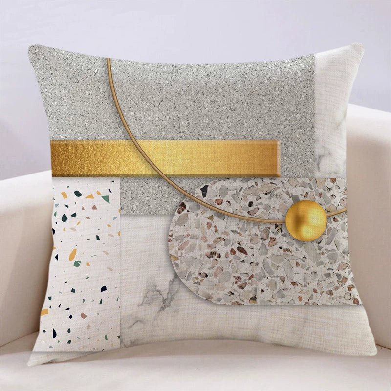 Modern Light Luxury Earth Warm Color Stain Resistant Living Room Pillow - Julia M LifeStyles