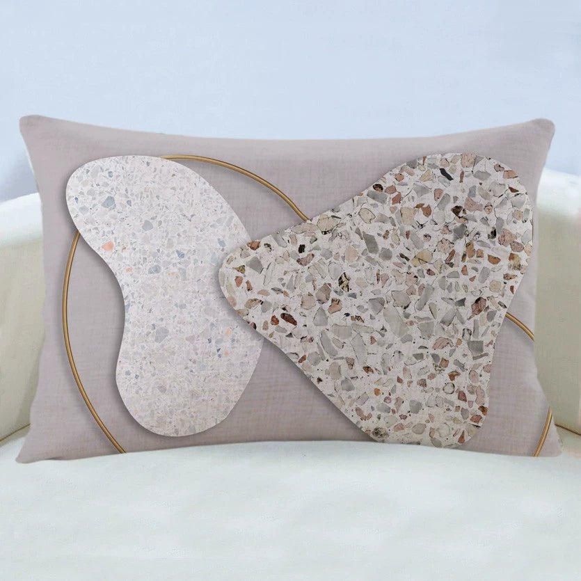 Modern Light Luxury Earth Warm Color Stain Resistant Living Room Pillow - Julia M LifeStyles