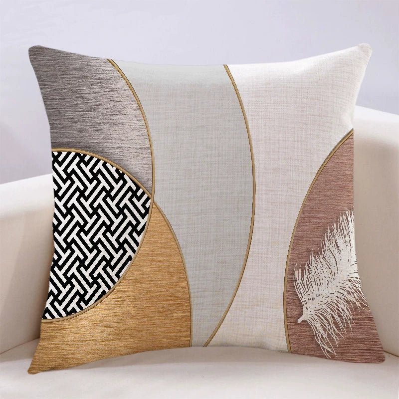 Modern Light Luxury Earth Warm Color Stain Resistant Living Room Pillow (IHJEF) - Julia M LifeStyles