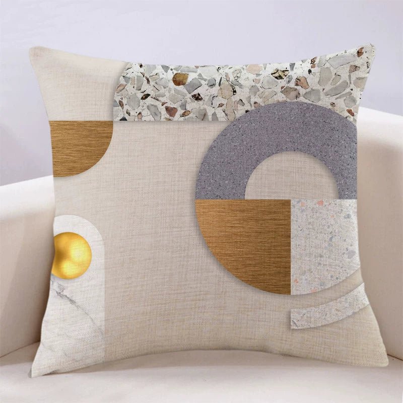 Modern Light Luxury Earth Warm Color Stain Resistant Living Room Pillow - Julia M LifeStyles