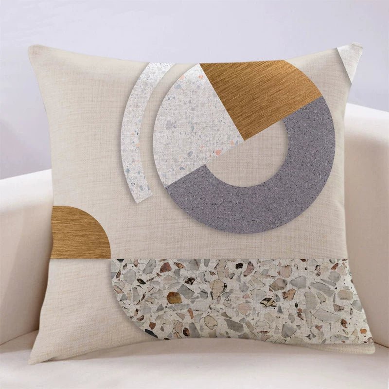 Modern Light Luxury Earth Warm Color Stain Resistant Living Room Pillow - Julia M LifeStyles