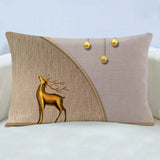 Modern Light Luxury Earth Warm Color Stain Resistant Living Room Pillow - Julia M LifeStyles