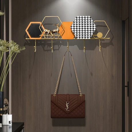 Modern Metal Coat Rack with 5 Hooks - Julia M LifeStyles