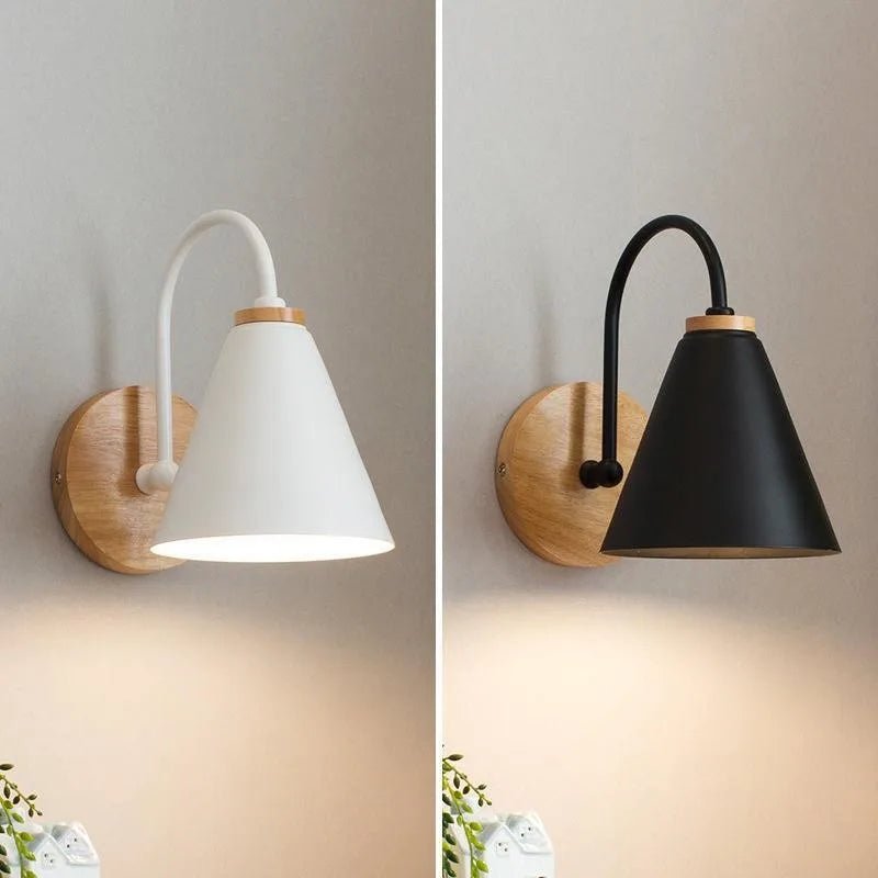 Modern Minimalist LED Wall Light Black White - Julia M LifeStyles