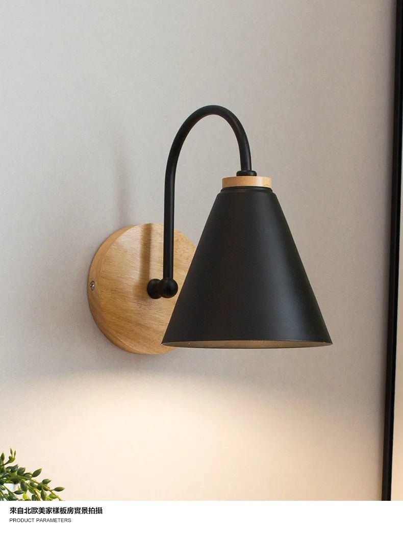 Modern Minimalist LED Wall Light Black White - Julia M LifeStyles