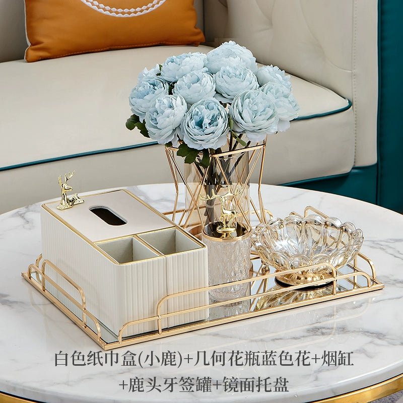 Elegant Multi-Functional Leather Tissue Box for Stylish Living Spaces - Julia M LifeStyles