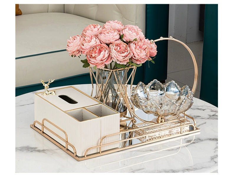 Elegant Multi-Functional Leather Tissue Box for Stylish Living Spaces - Julia M LifeStyles