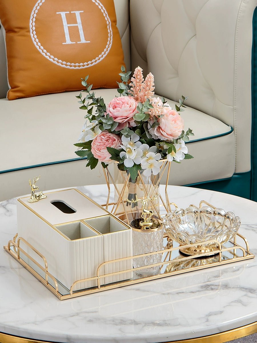 Elegant Multi-Functional Leather Tissue Box for Stylish Living Spaces - Julia M LifeStyles