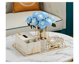 Elegant Multi-Functional Leather Tissue Box for Stylish Living Spaces - Julia M LifeStyles