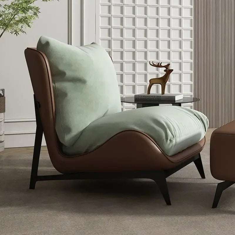 Modern Nordic Luxury Leather Chair - Julia M LifeStyles