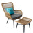 "Modern Rattan Dining Armchair - Nordic Design" - Julia M LifeStyles