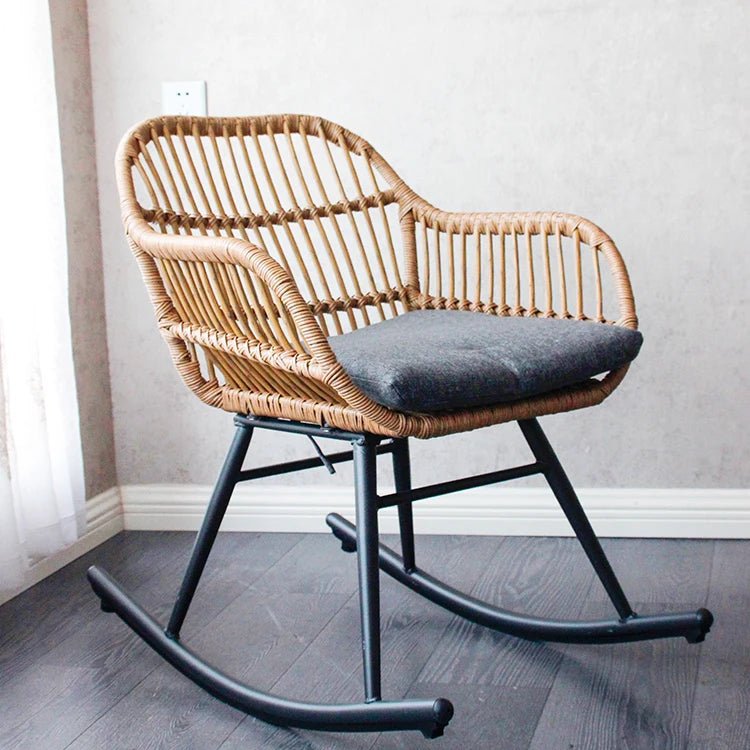 "Modern Rattan Dining Armchair - Nordic Design" - Julia M LifeStyles