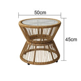 "Modern Rattan Dining Armchair - Nordic Design" - Julia M LifeStyles