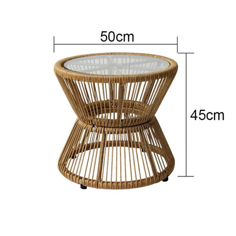 "Modern Rattan Dining Armchair - Nordic Design" - Julia M LifeStyles