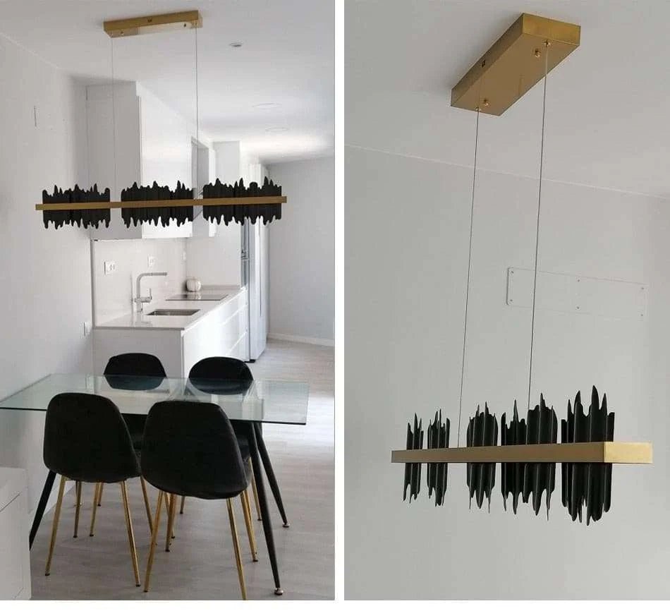 Modern Rectangle Chandelier - Julia M LifeStyles