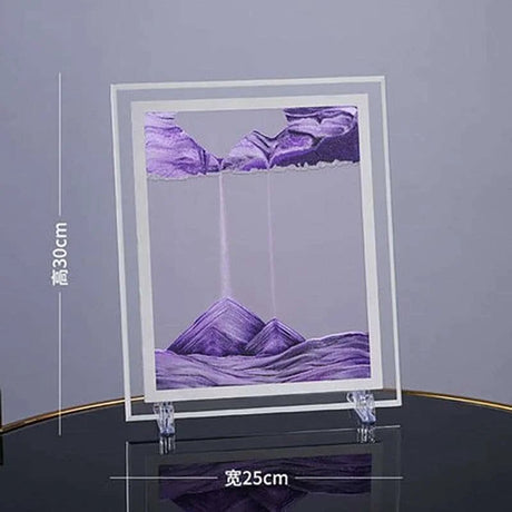 Moving Sand Art Picture Round Glass 3D Deep Sea Sandscape In Motion - Julia M LifeStyles