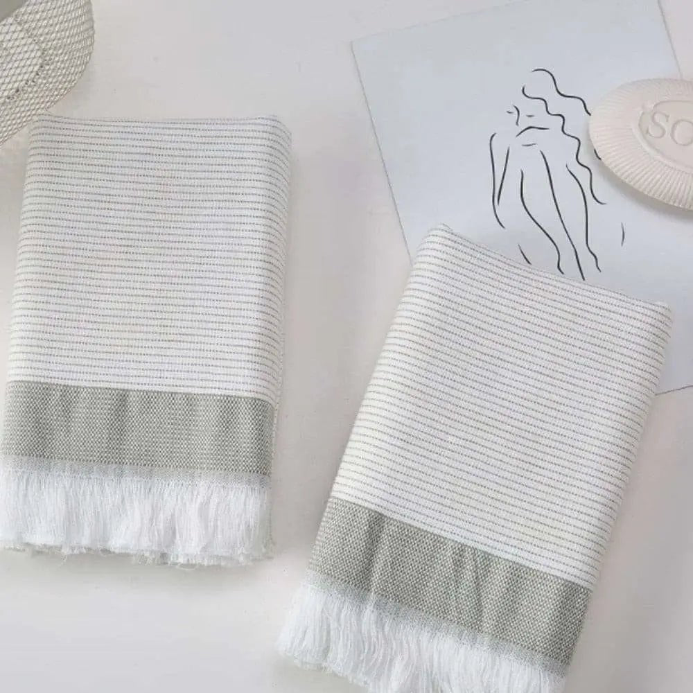 Multifunctional Household Striped Cotton Absorbent Towel - Julia M LifeStyles