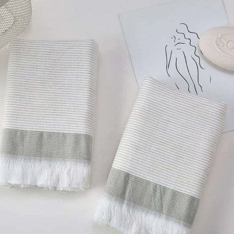Multifunctional Household Striped Cotton Absorbent Towel - Julia M LifeStyles