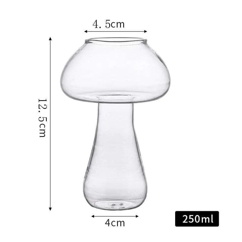 Mushroom Cocktail Glass Cup with Straw - Julia M LifeStyles