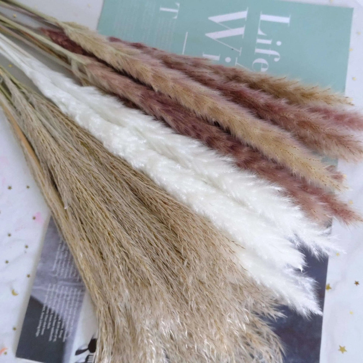 Natural Dried Pampas Grass Bouquet - Julia M LifeStyles