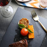 Natural Slate Western Square Steak Plates - Julia M LifeStyles