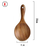 Natural Teak Wood Kitchen Utensil Set - Julia M LifeStyles