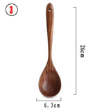 Natural Teak Wood Kitchen Utensil Set - Julia M LifeStyles