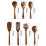 Natural Teak Wood Kitchen Utensil Set - Julia M LifeStyles