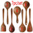 Natural Teak Wood Kitchen Utensil Set - Julia M LifeStyles