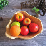 Natural Wood Fruit Tray: Handcrafted Irregular Snack & Candy Plate 🍃 - Julia M LifeStyles