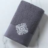 New Luxury Embroidery Adult Bath Towels Bathroom 140*80 cm Large Soft Cover Hotel For Home Blanket Decoration Terry Wedding Gift - Julia M LifeStyles