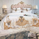 New Luxury embroidery Sheet Pillowcase and Duvet Cover Set - Julia M LifeStyles