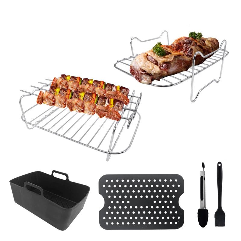 Ninja Air Fryer Accessory Set: Cake Pans, Rack, Cups, Pizza Pan 🍕 - Julia M LifeStyles