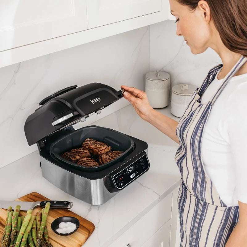 Ninja Foodi 4 - in - 1 Indoor Grill with Air Fryer & Bake - Julia M LifeStyles