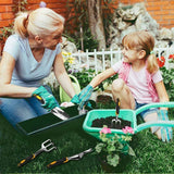 Ninth World Ergonomic Garden Tool Set: Hand Trowel, Rake, Cultivator, Weeder - Julia M LifeStyles