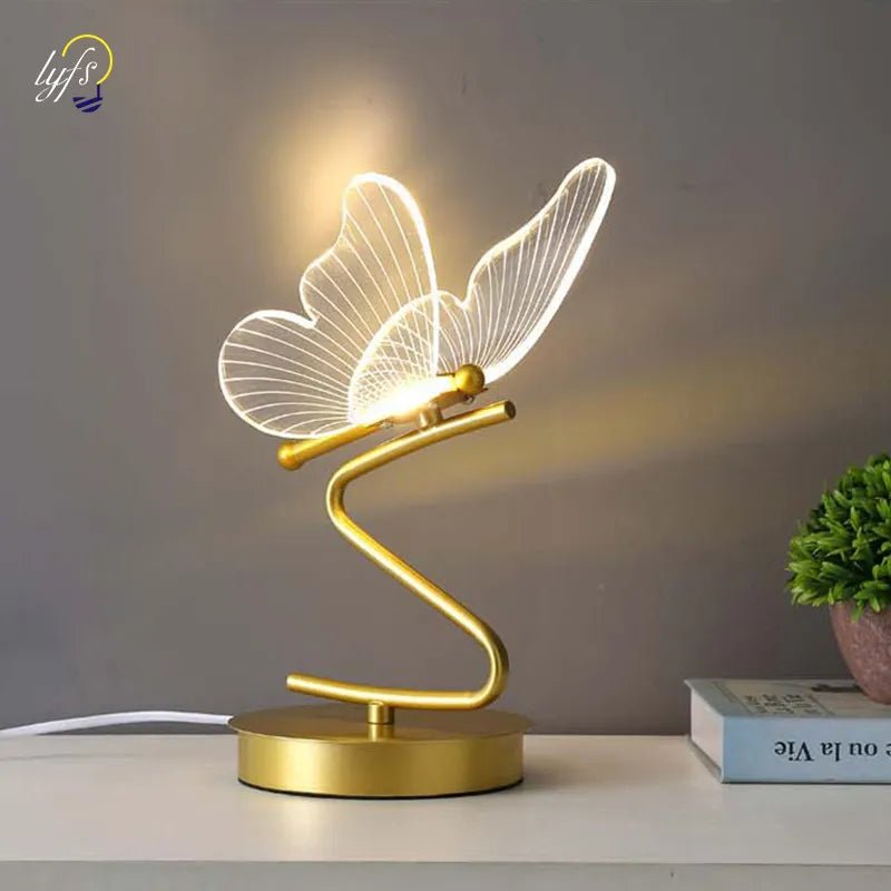 Nordic Butterfly LED Table Lamp - Julia M LifeStyles