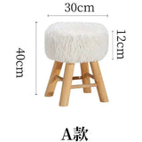 Nordic Fur Makeup Stool 🌟 - Julia M LifeStyles