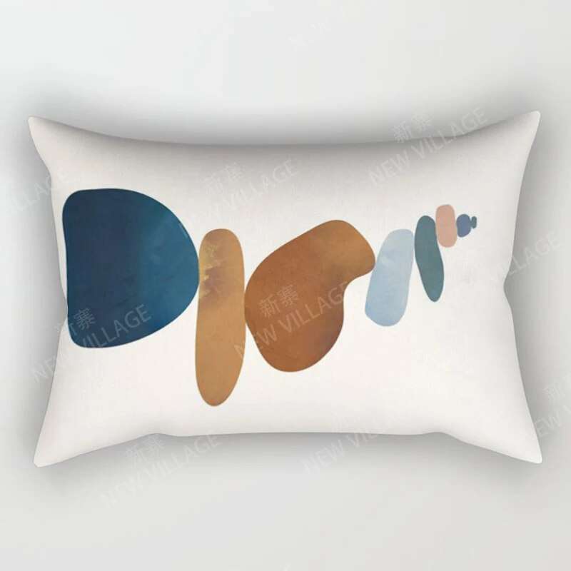 Nordic Geometric Plush Pillow Cover - Julia M LifeStyles